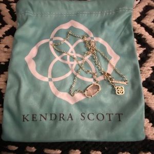 Kendra Scott mini stone necklace.